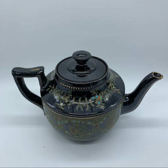 Antique pre-1910 English Black Teapot - Picture 10 of 10